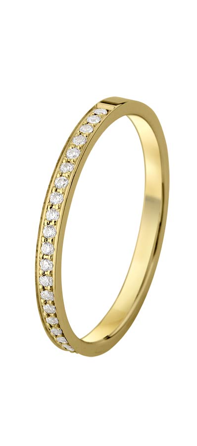 533687-5100-001 | Memoirering Ulm 533687 585 Gelbgold, Brillant 0,185 ct H-SI100% Made in Germany   1.620.- EUR   